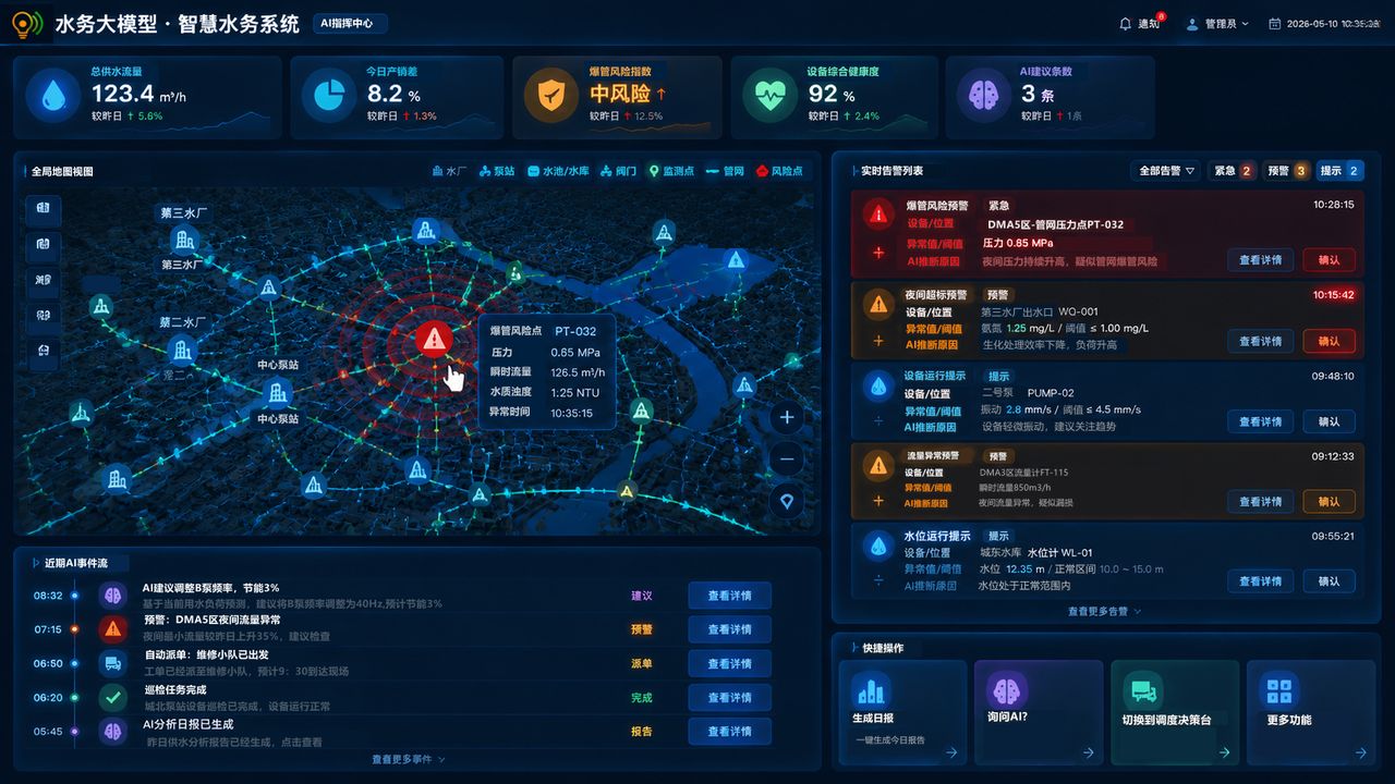 AI 大模型能力 界面